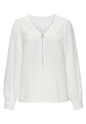 LASCANA Langarmbluse mit Reißverschlussdetail, elegante Damenbluse günstig online kaufen