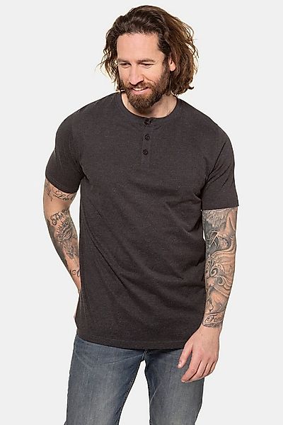 JP1880 T-Shirt JP1880 Henley Basic Knopfleiste Halbarm bis 7 XL günstig online kaufen