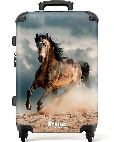 NoBoringSuitcases.com© Hartschalen-Trolley Laufendes braunes Pferd 67 günstig online kaufen