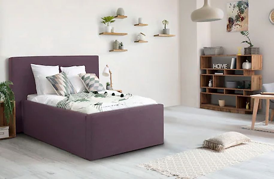 INOSIGN Polsterbett "Dalina" geradliniges Kopfteil, in 5 Breiten, auch in 2 günstig online kaufen