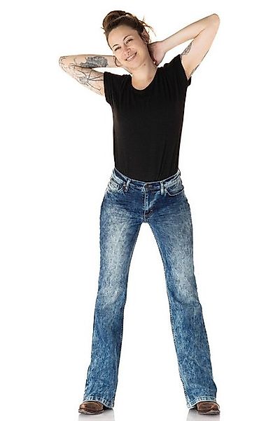 Comycom Bootcut-Jeans Damen STAR CUT RANDOM günstig online kaufen