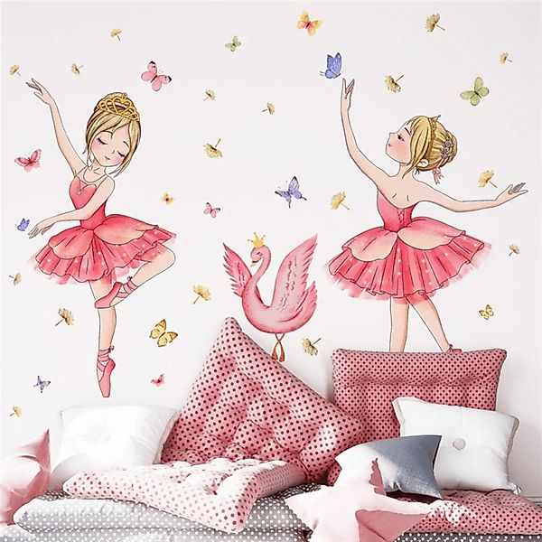 Montegoni Wandtattoo Kinder Wandsticker (selbstklebend Prinzessin, günstig online kaufen