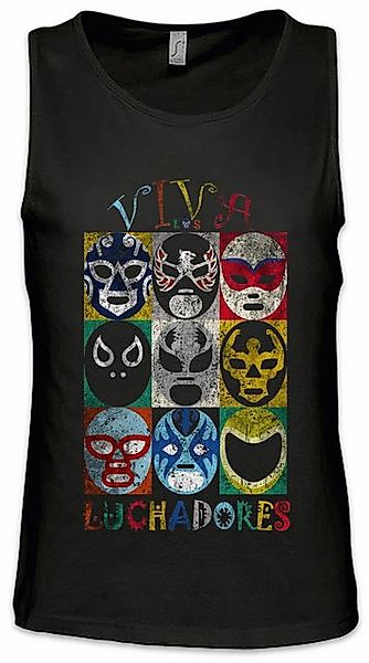 Urban Backwoods Tanktop Luchadores Ärmelloses T-Shirt Mexiko Wrestling Wres günstig online kaufen