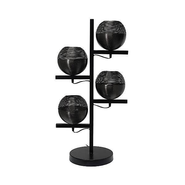 Kayoom Stehlampe »Stehlampe Eclipse 125« E27 1 Stk. Handarbeit, mit vier ru günstig online kaufen
