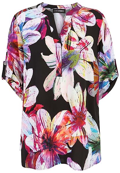 Doris Streich Klassische Bluse mit Allover-Muster günstig online kaufen