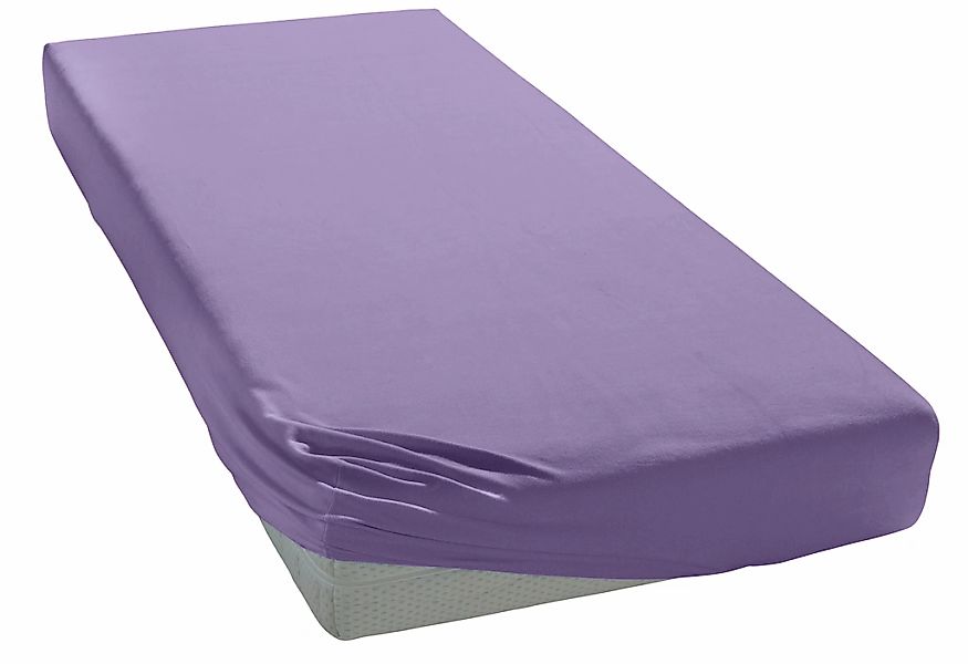 OTTO home Spannbettlaken "BLACKBERRY" 100% Baumwolle, Matratzen bis 28 cm H günstig online kaufen