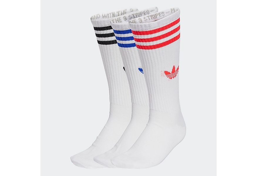 adidas Originals Sportsocken 3-STREIFEN HIGH CREW, 3 PAAR (3-Paar) für vers günstig online kaufen