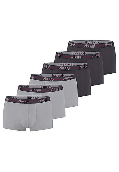 sloggi Retro Boxer 6er Pack men Start (Spar-Set, 6-St) Hipster Short / Pant günstig online kaufen
