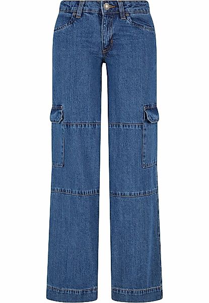 URBAN CLASSICS Cargojeans "Urban Classics Damen Ladies Low Waist Cargo Pant günstig online kaufen