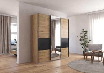 rauch Schwebetürenschrank Kleiderschrank Schrank Garderobe CORTONA günstig online kaufen