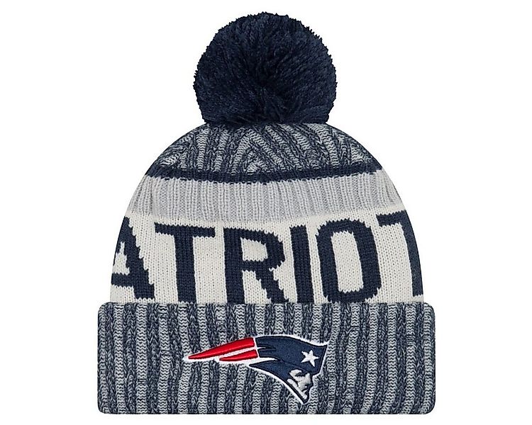 New Era Fleecemütze NFL SIDELINE Bobble New England Patriots günstig online kaufen
