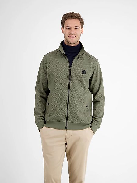 LERROS Sweatjacke "LERROS Herren Sweatjacke in sportiver Struktur" günstig online kaufen