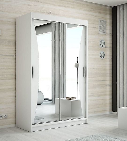 A&J MöbelLand GmbH Schiebetürenschrank NIKO mit Spiegel (TOP ANGEBOT! Geräu günstig online kaufen