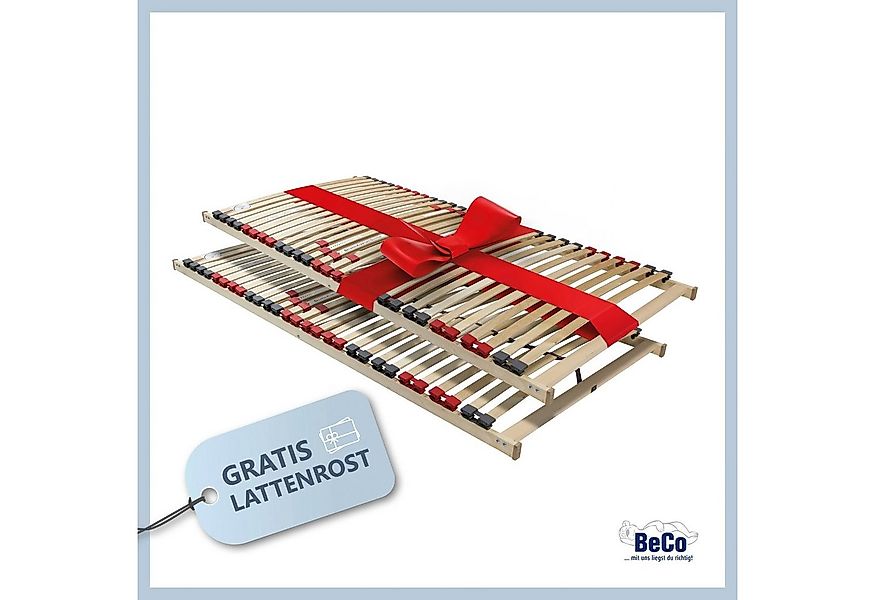 Lattenrost 2 für 1, Beco, Kopfteil nicht verstellbar, Fußteil nicht verstel günstig online kaufen
