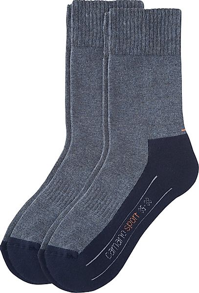 Camano Socken Unisex-Sportsocken 2 Paar Uni günstig online kaufen