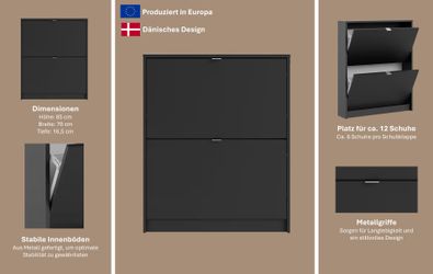 INOSIGN Schuhschrank "Shoes Schuhaufbewahrung, Schuhkommode, Schuhregal," m günstig online kaufen