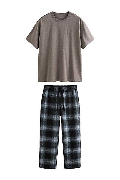 Next Pyjama Kuscheliger, angerauter Schlafanzug (2 günstig online kaufen