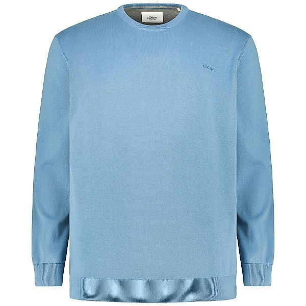 s.Oliver Feinstrickpullover aus Baumwolle Farbe blau/grün Größe: 4XL günstig online kaufen