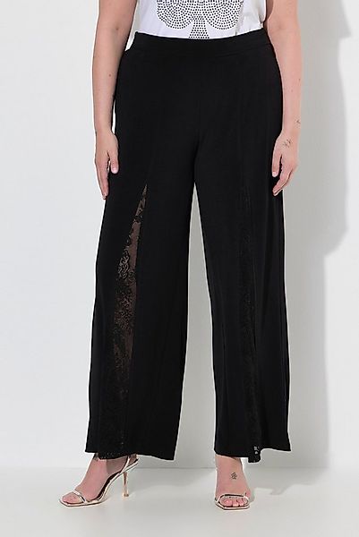 MIAMODA Schlupfhose Hose weit und gerade Spitzeneinsatz günstig online kaufen