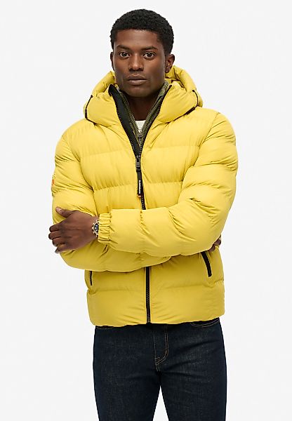 Superdry Steppjacke "HOODED SPORTS PUFFER JACKET", mit Kapuze günstig online kaufen
