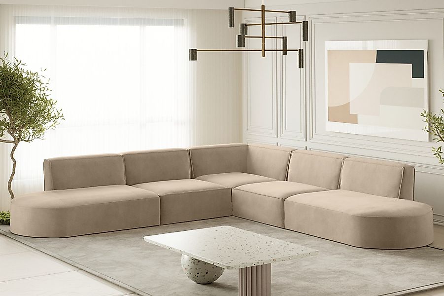 Fun Möbel Ecksofa Designersofa PALMA Seite günstig online kaufen