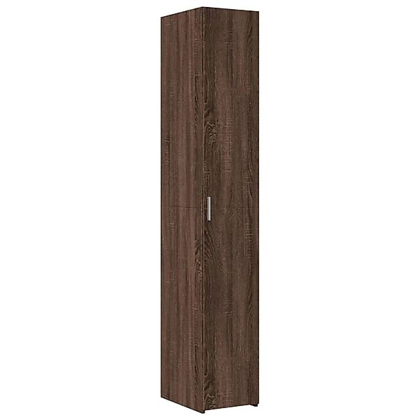 vidaXL Highboard Braun Eichen-Optik 30x42,5x185 cm Holzwerkstoff 3281398 günstig online kaufen