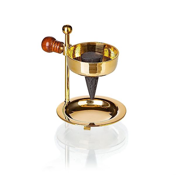 Crottendorfer Kerzenhalter 2046, Weihrauchbrenner Messing, höhenverstellbar günstig online kaufen