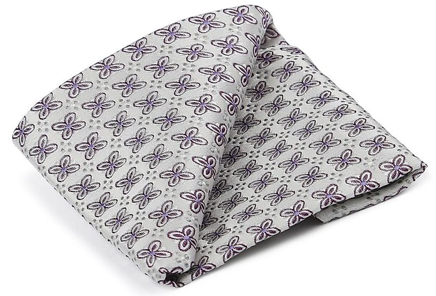 Suitable Seidenkrawatte Blumen Weiß - günstig online kaufen