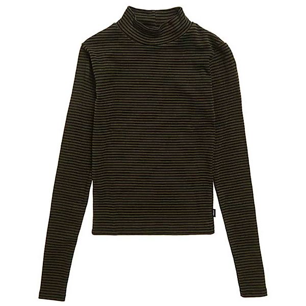 Superdry City Langarm-t-shirt L Khaki Stripe günstig online kaufen