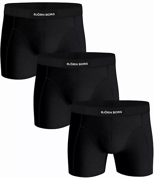 Bjorn Borg Shorts Premium 3er Pack Black - Größe L günstig online kaufen