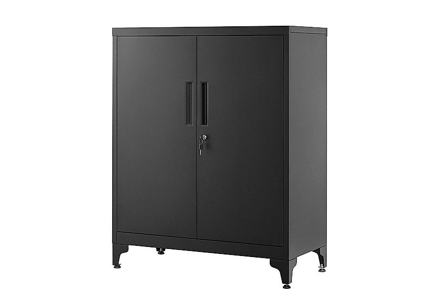 SONGMICS Aktenschrank Mehrzweckschrank, Büroschrank mit 2 Türen Schrank abs günstig online kaufen