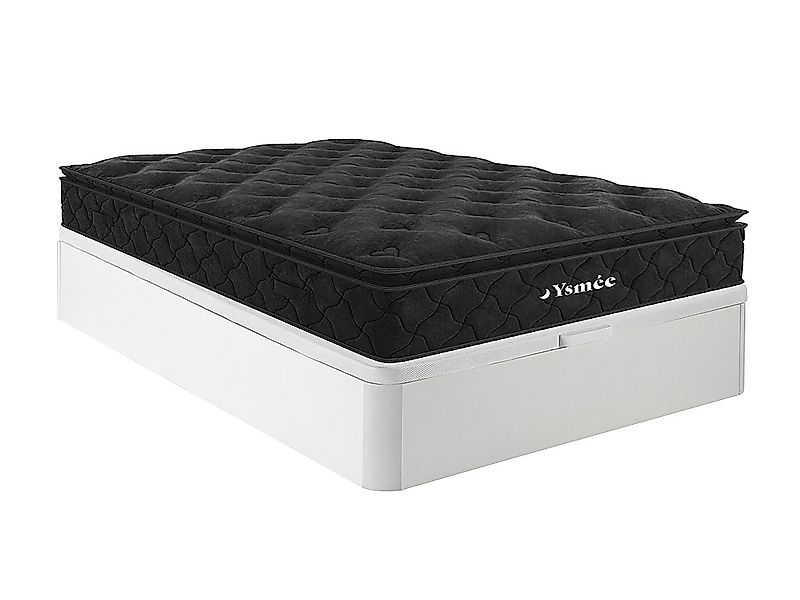 Set aus Bettgestell mit Bettkasten + Taschenfederkernmatratze & Topper - 14 günstig online kaufen