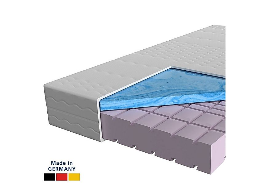 Gelschaummatratze 7-Zonen Gelmatratze mit Memoryeffekt, Premiumhöhe, Hochwe günstig online kaufen