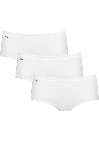 sloggi Midislip Basic+ (3er Pack) Baumwolle, klassischer Stil, bequem, mitt günstig online kaufen