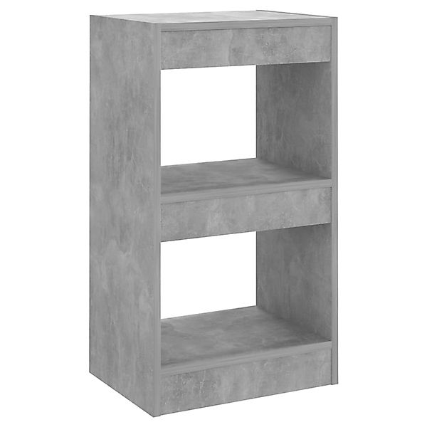 vidaXL Bücherregal Bücherregal/Raumteiler Betongrau 40x30x72 cm, günstig online kaufen