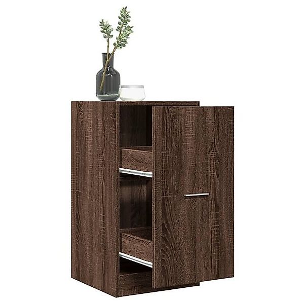 vidaXL Aktenschrank Apothekerschrank Braun Eichen-Optik 40x41x77,5 cm Spanp günstig online kaufen