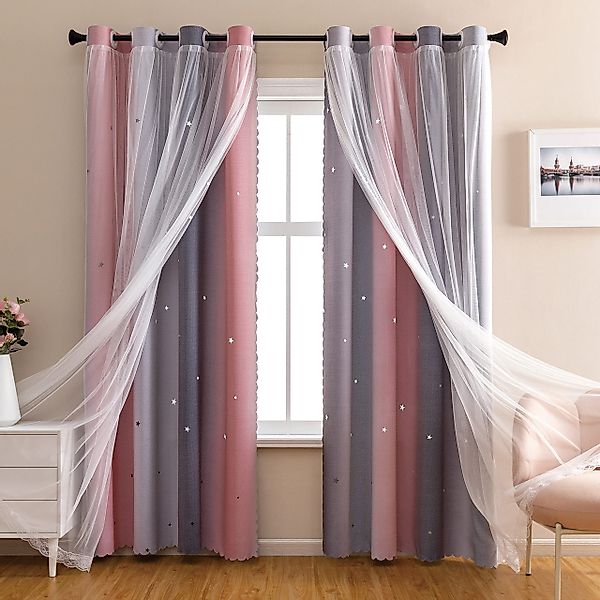FOUORTUNATE-BEE Gardine Blickdicht, für Schlafzimmer und günstig online kaufen
