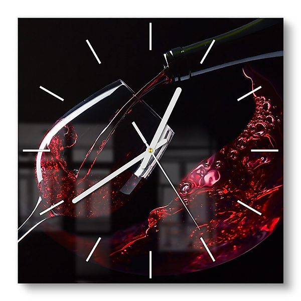DEQORI Wanduhr 'Tanz der Tropfen' (Glas günstig online kaufen