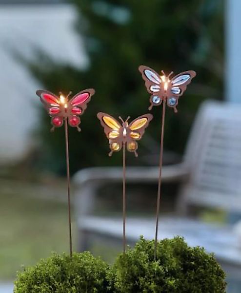 HOME Living Stecker Schmetterling Dekoobjekte bunt günstig online kaufen
