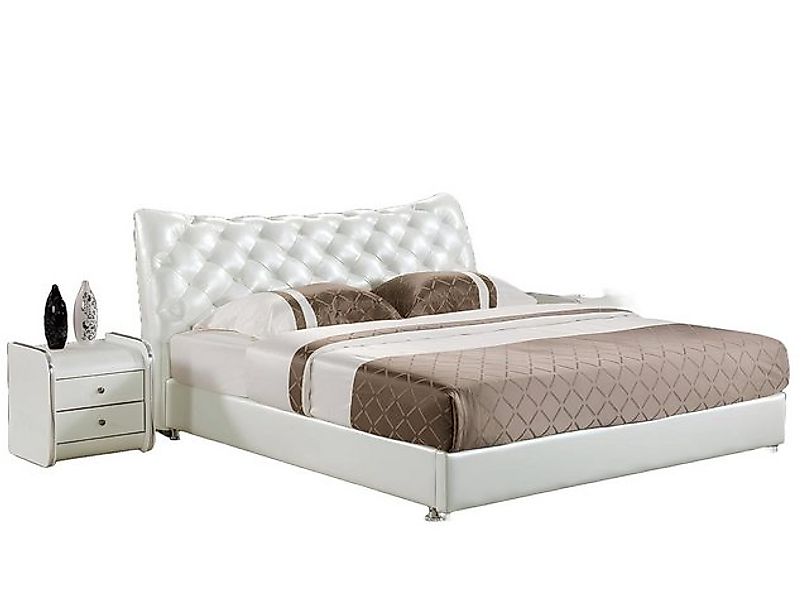 JVmoebel Bett POLSTERBETT LEDERBETT BETT BETT MODELL 986 160/180/200X220CM günstig online kaufen