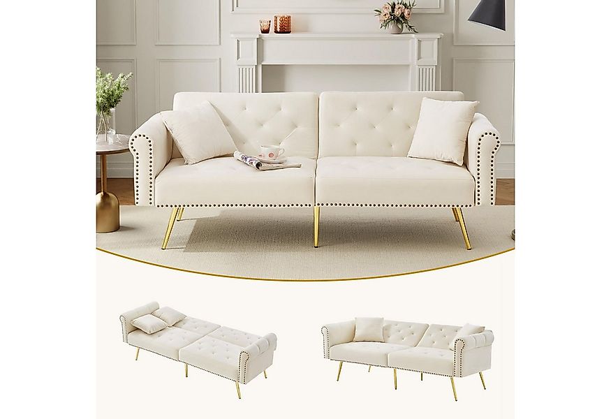 Odikalo 2-Sitzer Polstersofa Relaxsofa Lounge Sessel Verstellbar Rückenlehn günstig online kaufen