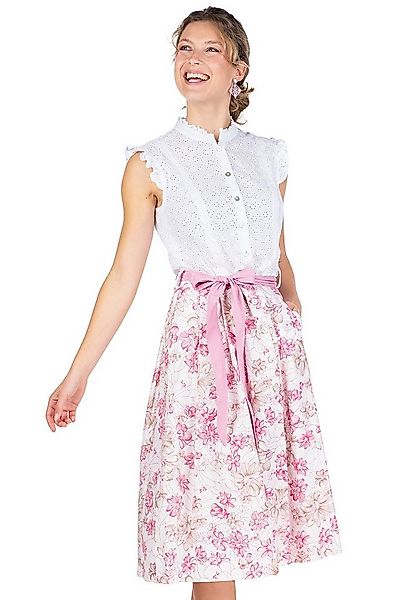 Berwin & Wolff Trachtenkleid Sommerkleid - ROYA - weiß/rosa günstig online kaufen