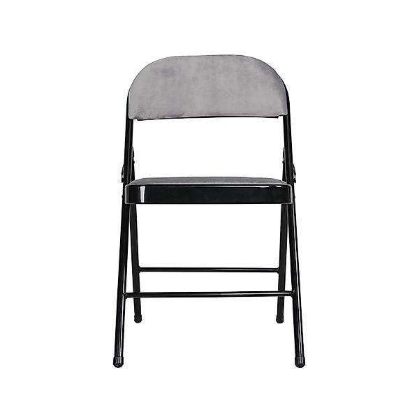 HTI-Living Klappstuhl Klappstuhl Wedigo Velvet Grau günstig online kaufen
