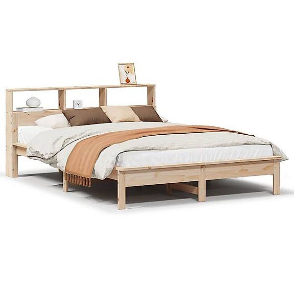 vidaXL Bettgestell Massivholzbett ohne Matratze 140x200 cm Kiefernholz Bett günstig online kaufen