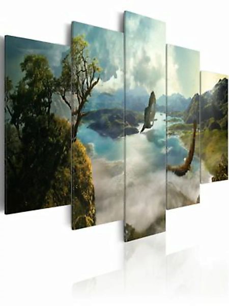 artgeist Wandbild Falkenflug mehrfarbig Gr. 200 x 100 günstig online kaufen