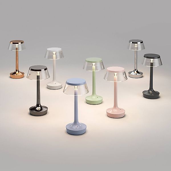 Flos LED-Akku-Tischleuchte Bon jour unplugged, rosé günstig online kaufen