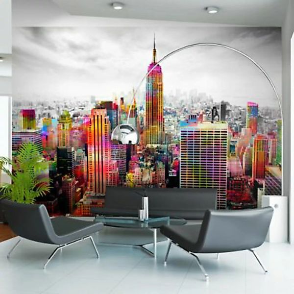 artgeist Fototapete Colors of New York City II grau Gr. 150 x 105 günstig online kaufen