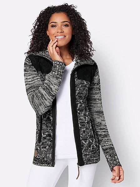 Witt Strickjacke Strickjacke Langarm Mustermix gestrickt, Jersey günstig online kaufen
