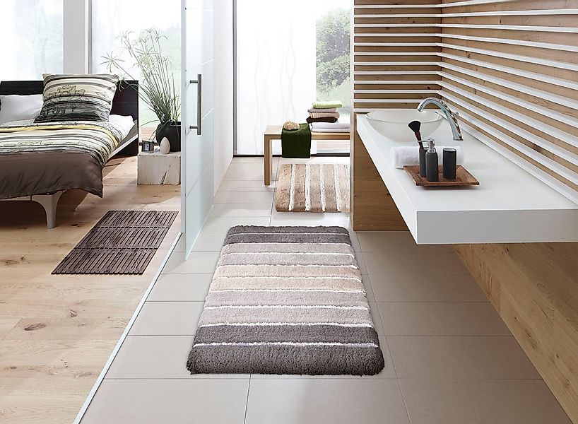 Kleine Wolke Badematte Phoenix, Höhe 35 mm, rutschhemmend beschichtet, fußb günstig online kaufen