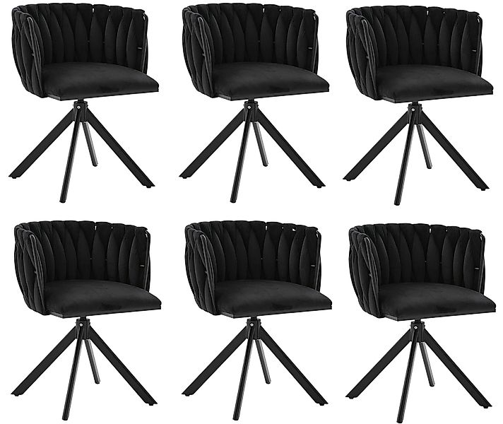 LVHOM Esszimmerstuhl Set, 180° drehbar mit günstig online kaufen